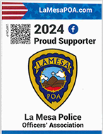 La Mesa Police Officer's Association - 2024 Proud Supporter